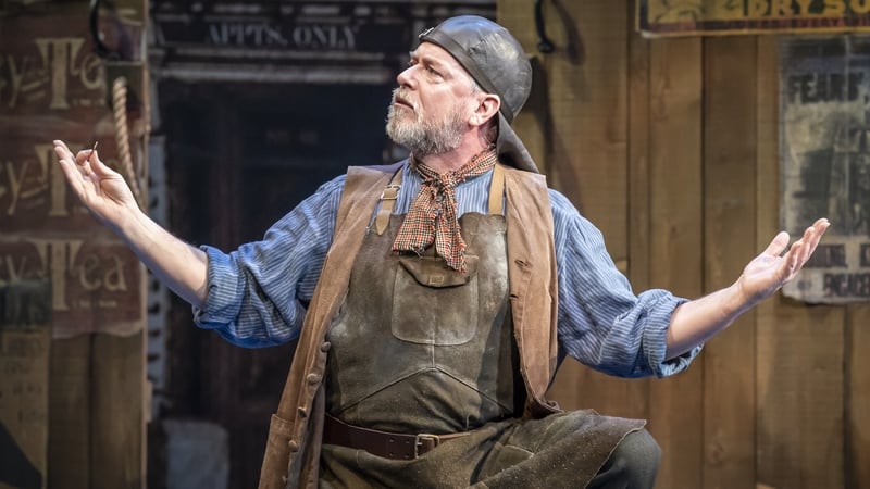 Adam Woodyatt as Alfred P Doolittle (Pic: Marc Brenner)