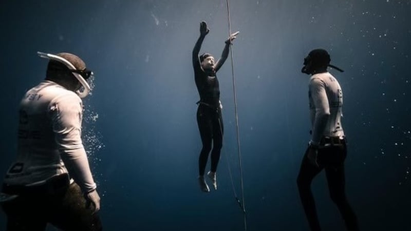 Nina McGowan dived to a depth of 43 metres in two minutes 10 seconds to set the new world record.
