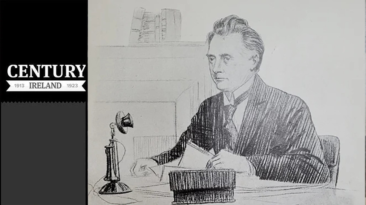 Century Ireland Issue 241 - Illustration of President William Cosgrave Photo: Irish Life, 5 May 1922