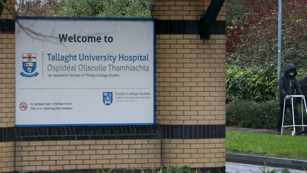 The man is being treated at Tallaght University Hospital