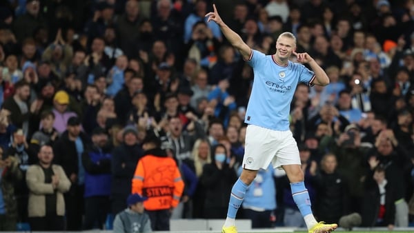 Erling Haaland was back among the goals