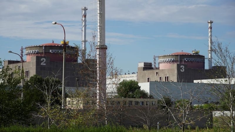 Zaporizhzhia nuclear power station was seized by Russian troops in the first weeks of Russia's February 2022 invasion of Ukraine (file image)