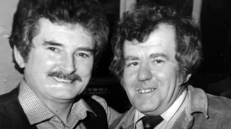 A hugely successful musical partnership: Pete St John (L) and Paddy Reilly (R) (Pic: Reilly family)