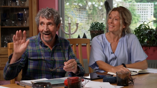 Charlie Bird and his wife Claire at home in Wicklow