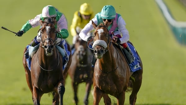 Chaldean extended his winning streak to four races in the Dewhurst