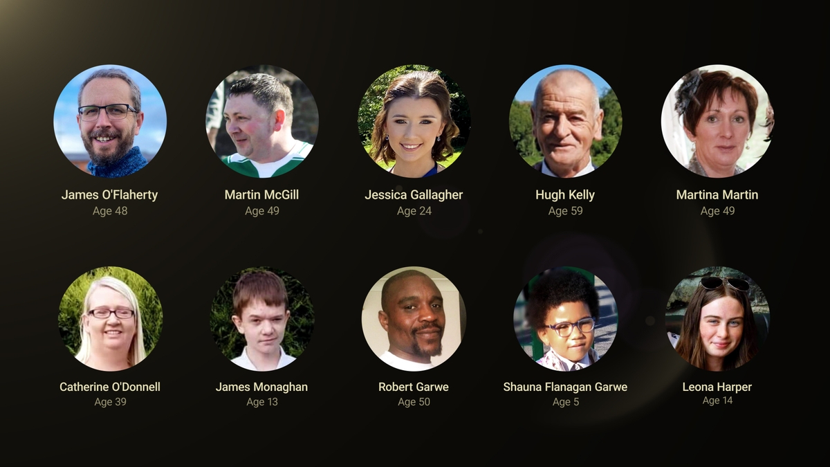 Creeslough in mourning