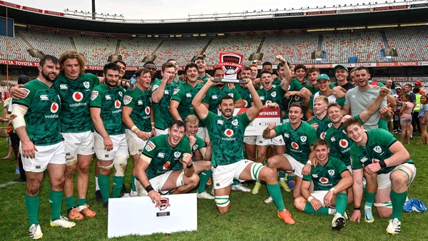 Emerging Ireland beat the Cheetahs, Griquas and Pumas in 2022