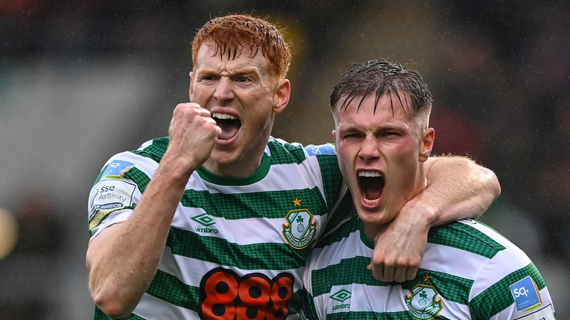 Rory Gaffney and Dan Cleary were the heroes for Shamrock Rovers