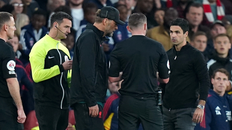 Arteta has clashed with Klopp before