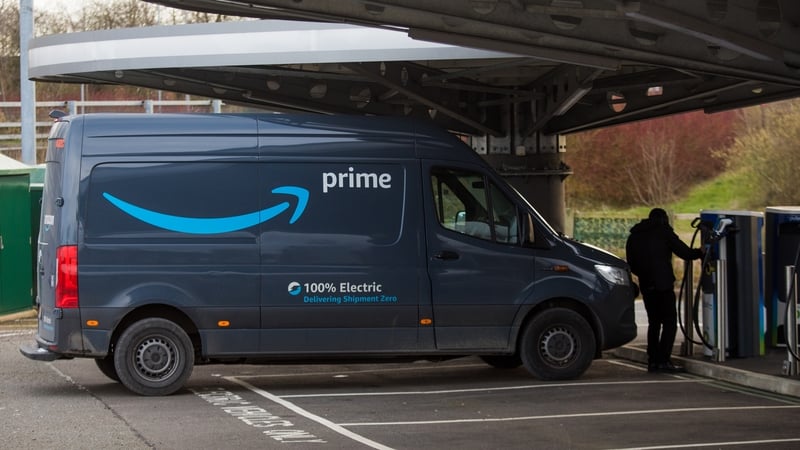Amazon said the investment would help its electric van fleet in Europe more than triple from 3,000 vehicles to more than 10,000 by 2025
