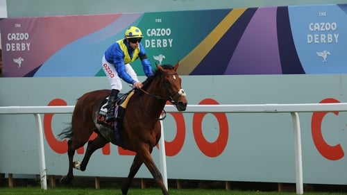 Richard Kingscote partnered Desert Crown to victory on the Downs