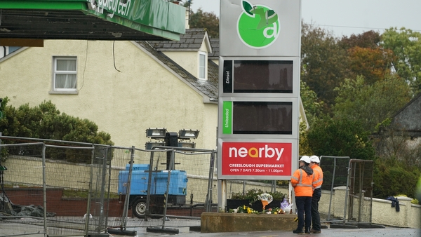 The arrests were made this morning in the on-going investigation into the explosion at the service station and apartment building on 7 October 2022