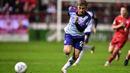 Sam Curtis does not turn 17 until December but is now a regular with St Patrick's Athletic