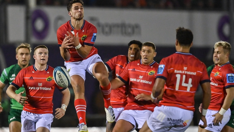 Joey Carbery fumbles a high ball during Munster's defeat to Connacht