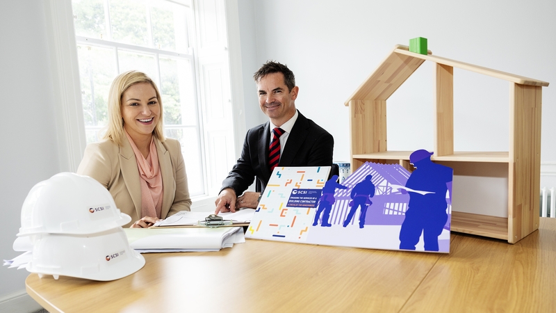 Chartered Quantity Surveyor Claire Irwin and Chartered Building Surveyor / SCSI Vice President Kevin Hollingsworth.