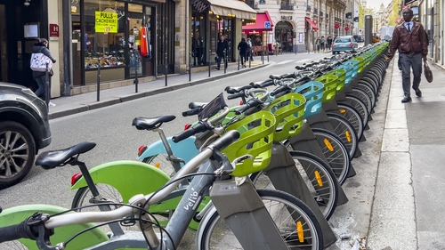 The study found that e-bike users took longer trips but were more likely to have an accident (file image)