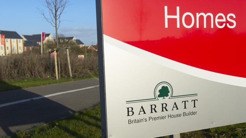 Barratt Development said its adjusted pre-tax profit came in at £385m for the year ended June 30