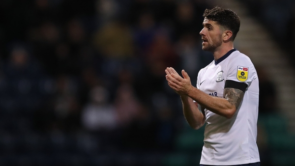 Robbie Brady started for Preston in their defeat to Bristol City
