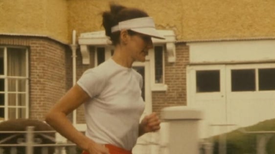 Mary O'Connor in training for the Dublin City Marathon