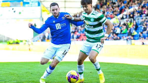 Jota in action against St Johnstone