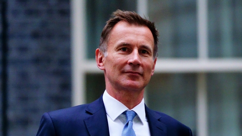 Jeremy Hunt is to remain as British finance minister as Sunak's reshuffle