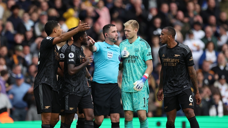 A red card downgraded to yellow was key in this game