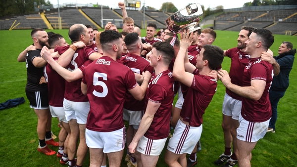 The Ballybay team with the Mick Duffy Cup