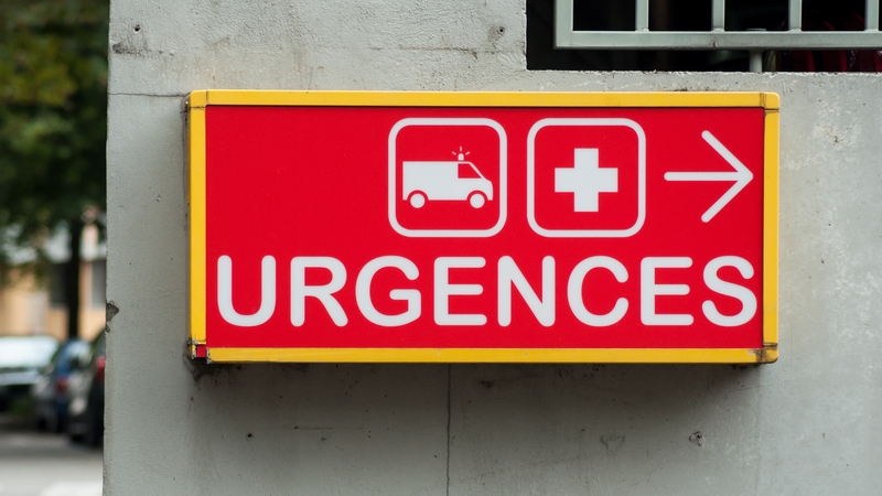 The 67-year-old was wounded 'above the heart' and taken to hospital in Saint-Brieuc, Brittany (Stock image)