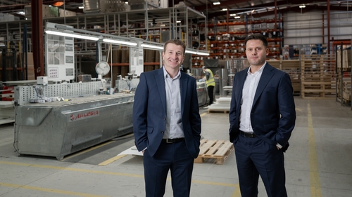 Simon Oliphant, group managing director at Uform, with Paul Doody, associate director at Cardinal Capital Group.