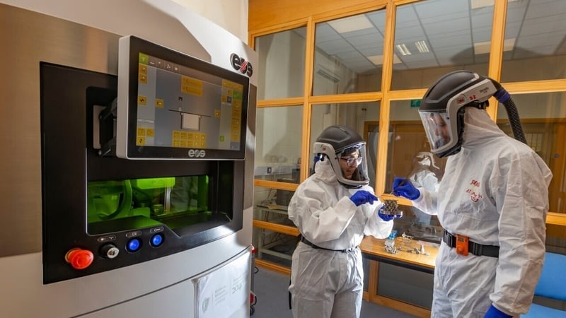 Lola Givet and Bruno Zluhan, Additive Manufacturing Research Engineers at South East Technological University