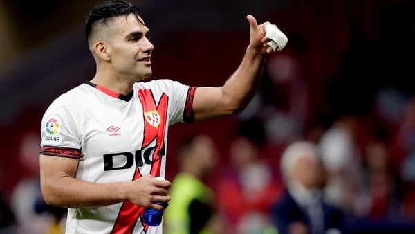 Radamel Falcao joined Rayo Vallecano in 2021