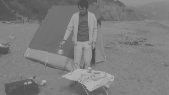 Camping On Killiney Beach
