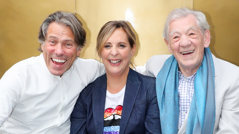 John Bishop, Mel Giedroyc and Ian McKellen