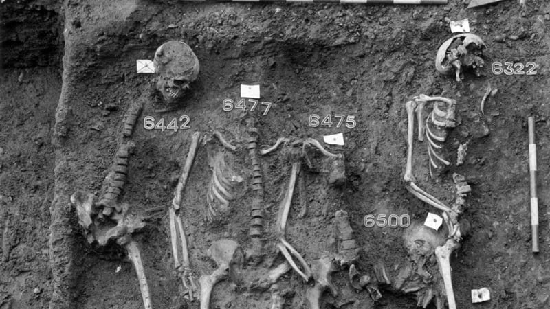 Human remains from the East Smithfield plague pits in London were used in the genetic analysis