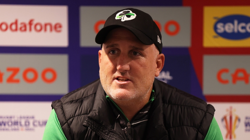 Ged Corcoran was speaking ahead of their clash with Lebanon