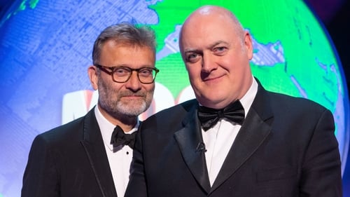 Hugh Dennis and Dara Ó Briain