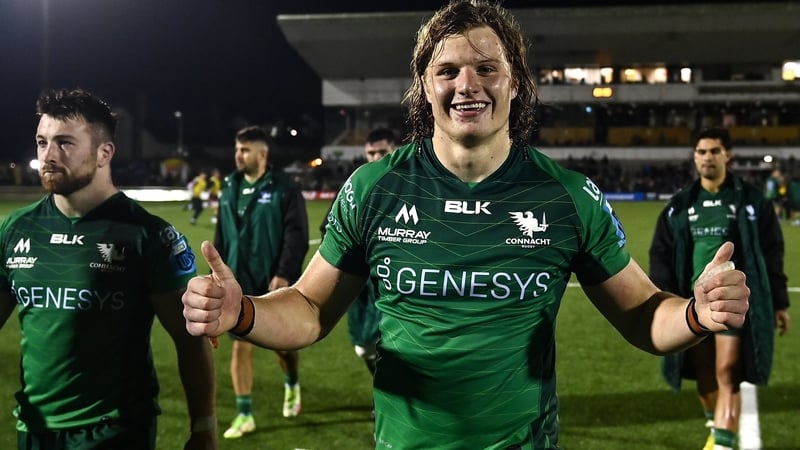 Cian Prendergast is all smiles after Connacht's victory