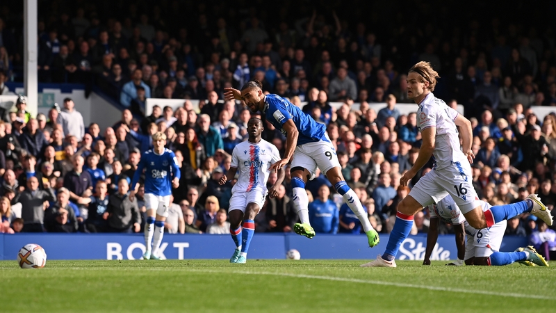 Dominic Calvert-Lewin opens the scoring for Everton