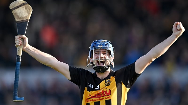 Stan Lineen of Ballyea celebrates