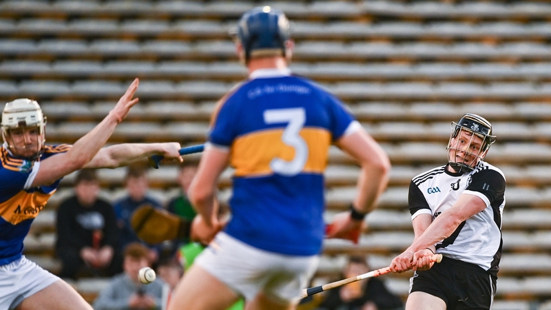 Jerome Cahill scores the second of his two goals