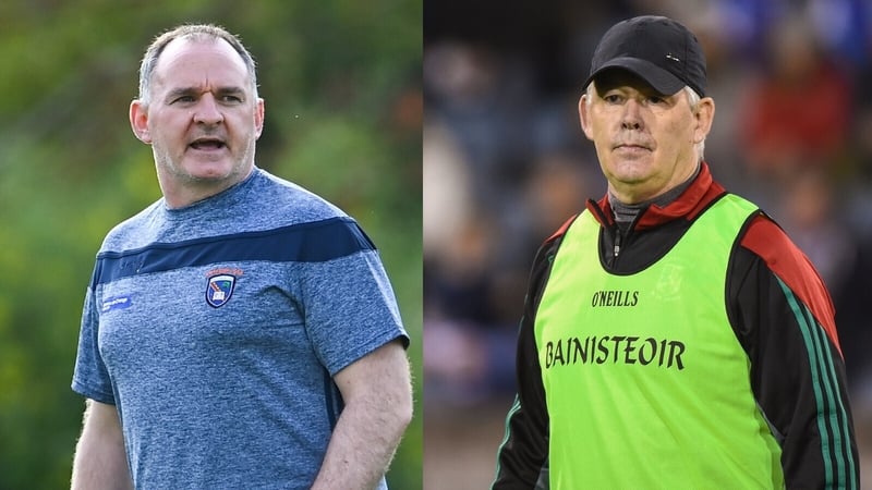 Aidan O'Rourke (L) and Paddy Carr