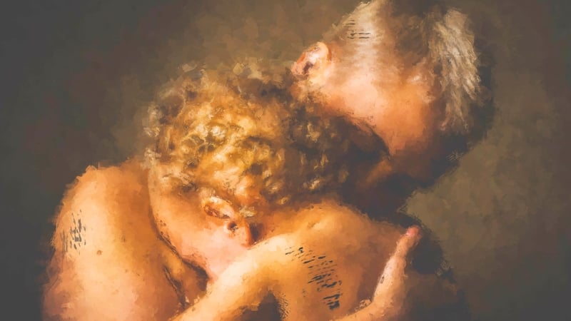 Don't Let Go, painted by hospital consultant and artist Afif El-Khuffash