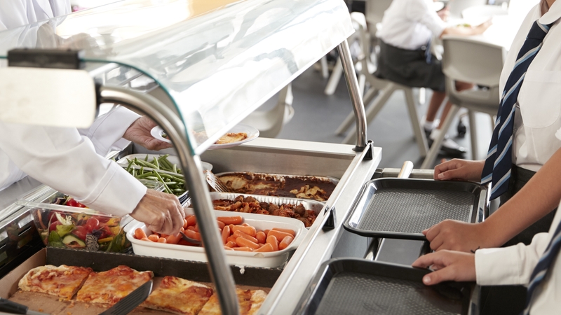 The Hot School Meals Programme has expanded to 900 more schools from today (stock image)