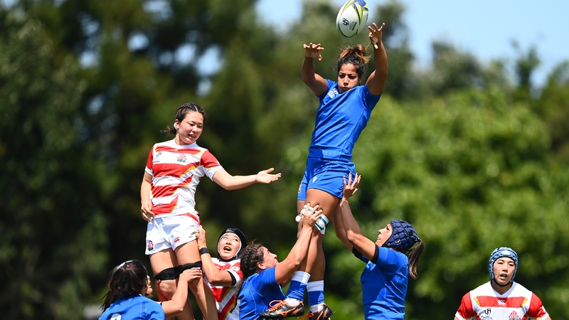 Sara Tounesi in action against Japan