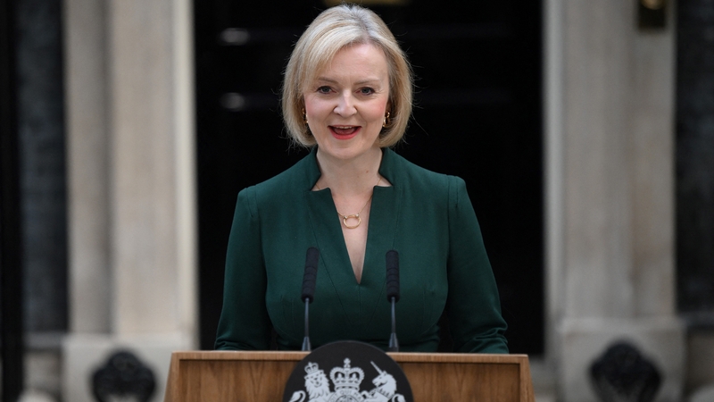 Liz Truss delivers her final speech outside 10 Downing Street