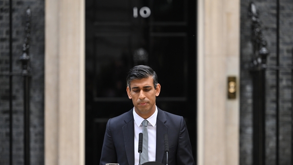 British Prime Minister Rishi Sunak delivered a solemn assessment of the task ahead as he accepted the invitation from the King to form a government