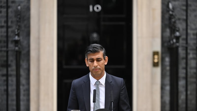 British Prime Minister Rishi Sunak delivered a solemn assessment of the task ahead as he accepted the invitation from the King to form a government