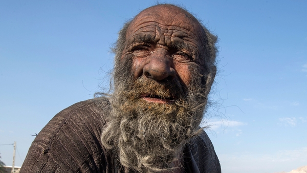 Amou Haji did not wash for more than 60 years (File pic)