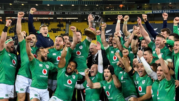 Ireland are top of the world rankings after their Test series win in New Zealand