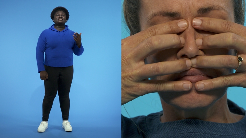 Nicoline van Harskamp, Contagious Speech, 2022, video still